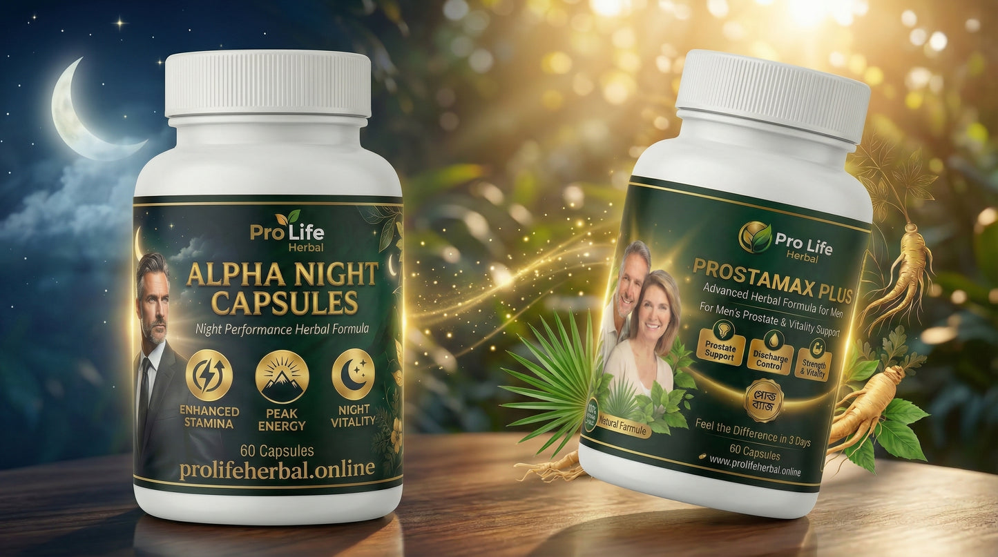 🌿 PROSTAMAX PLUS and ALPHA NIGHT CAPSULES